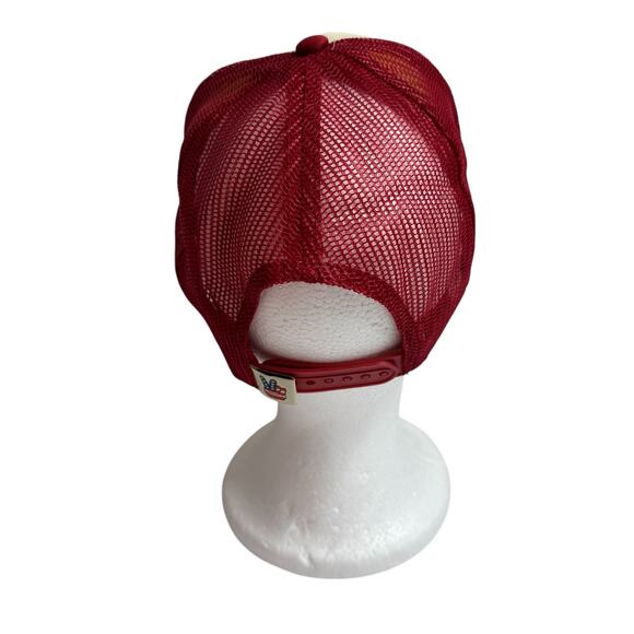 JUNK FOOD Party in the USA Retro Mesh SnapBack Hat Cap Adult One Size Red White - Picture 3 of 8